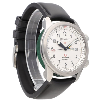 Bremont Martin Baker II White Dial Green Barrel 43mm Men’s Watch MBII-WH-GN-S