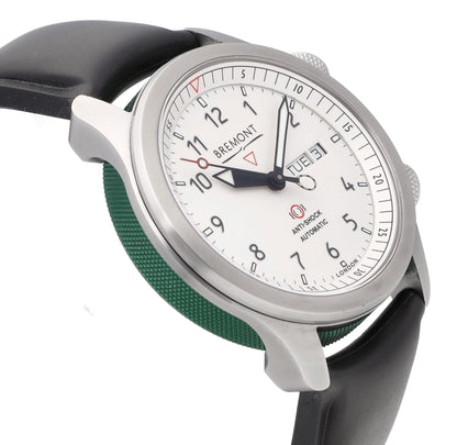 Bremont Martin Baker II White Dial Green Barrel 43mm Men’s Watch MBII-WH-GN-S