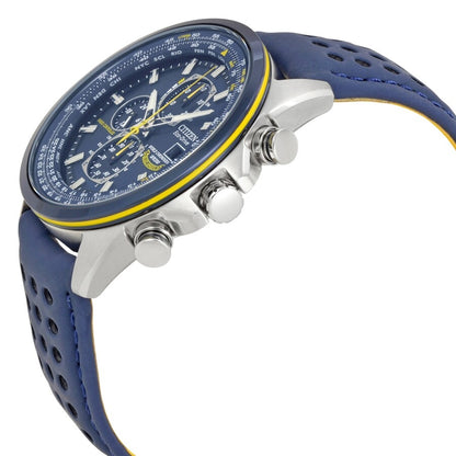 Citizen Eco Drive Blue Angels 42mm Quartz Chrono Blue Dial Men's Watch AT8020-03