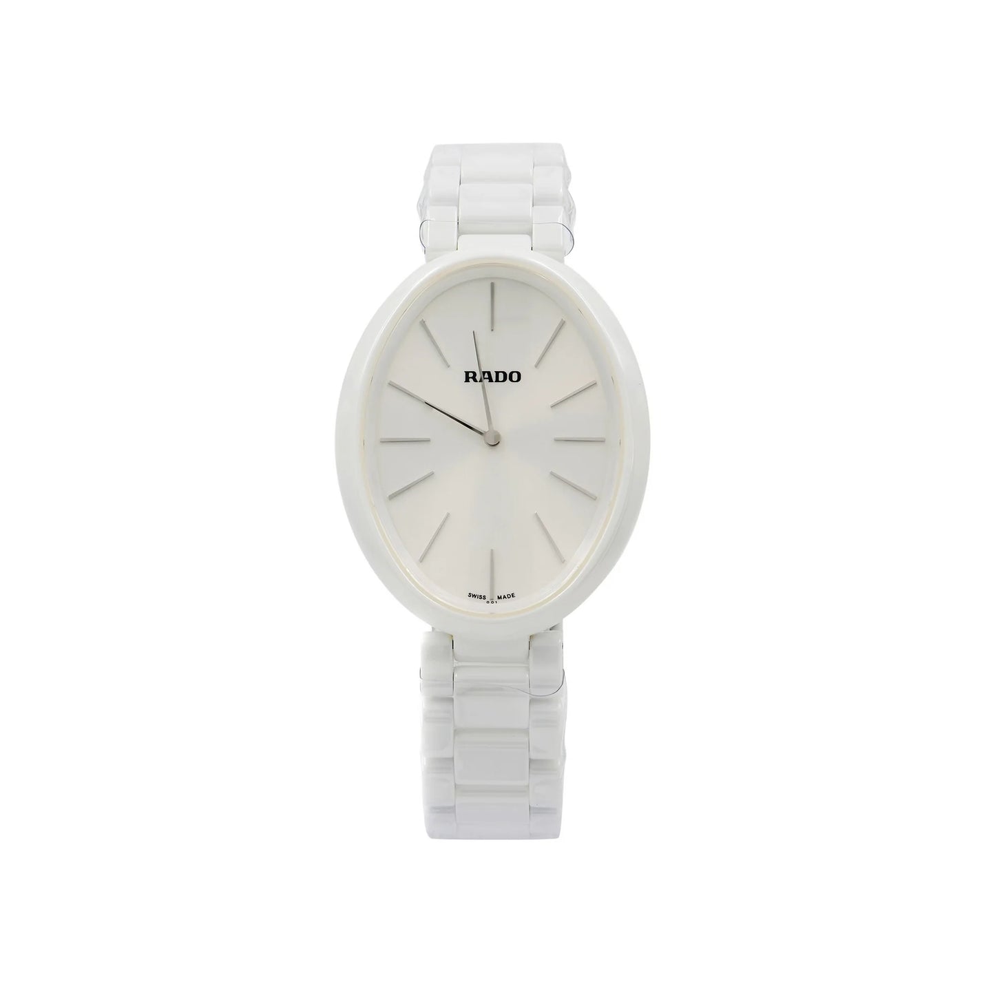 Rado Esenza Touch 33mm Quartz White Diamond Dial Ceramic Ladies Watch R53092012