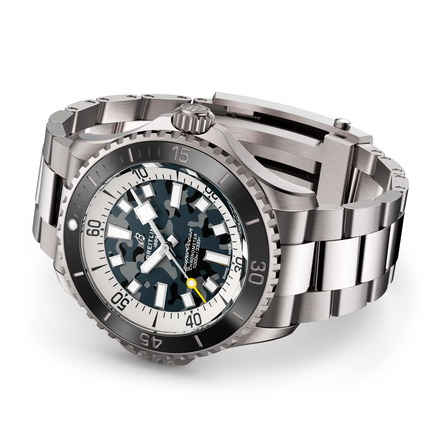 Breitling Superocean 46mm Super Diver Titanium Auto Men's Watch E10379351B1E1