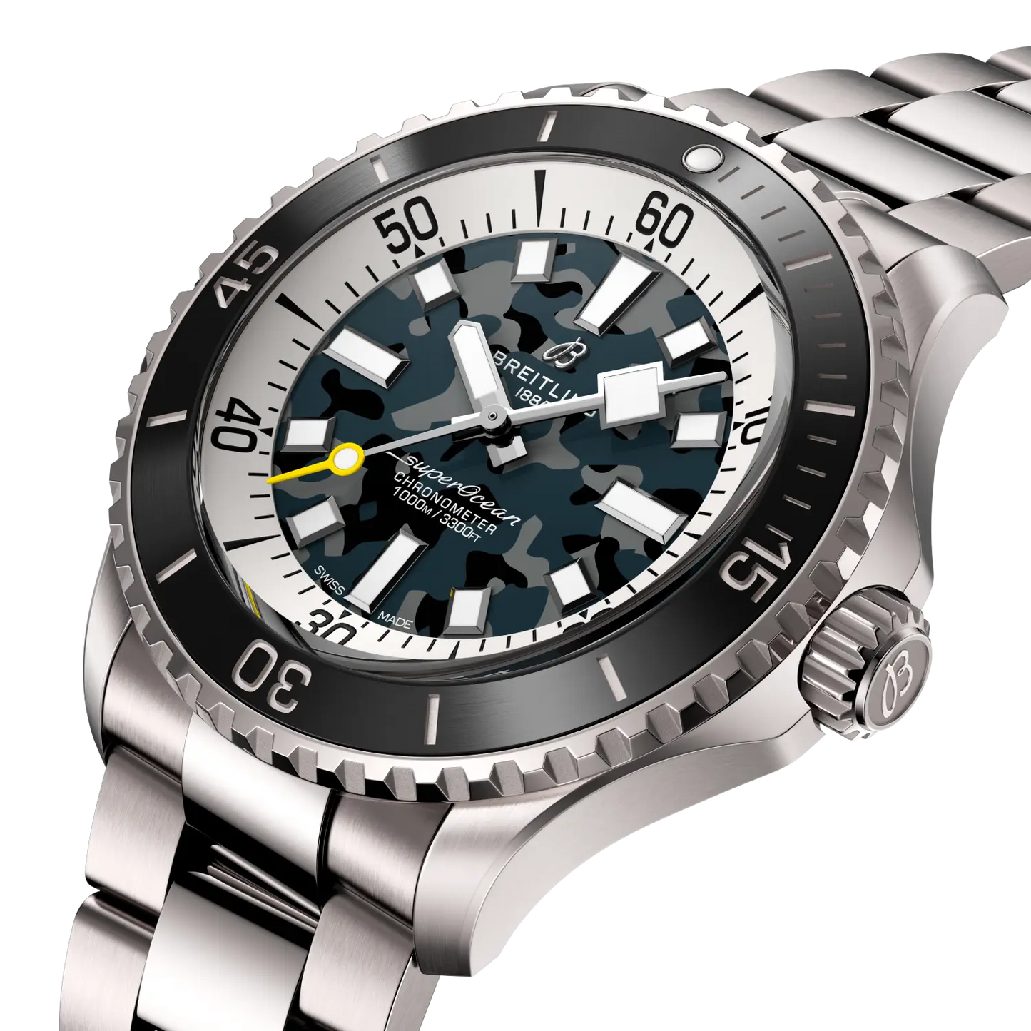 Breitling Superocean 46mm Super Diver Titanium Auto Men's Watch E10379351B1E1