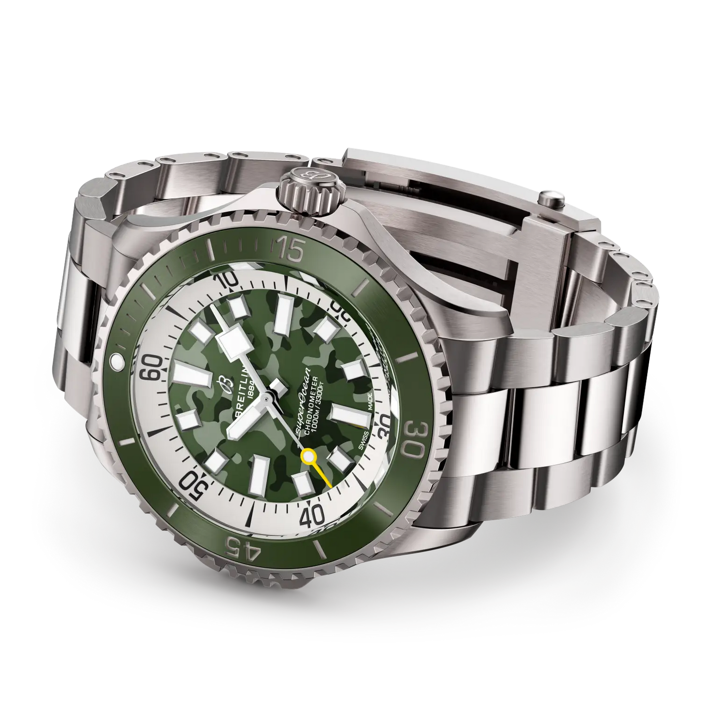 Breitling Superocean Auto 46mm Titanium Superdiver Men's Watch E10379D31L1S1