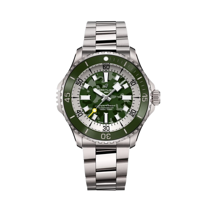 Breitling Superocean Automatic 46mm Green Dial Titanium Men's Watch E10379D31L1E1