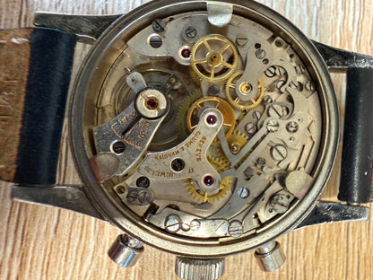 Baume & Mercier Chronograph 35mm Manual Valjoux 22 Movement Men's Vintage Watch