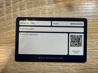 Bremont Supermarine S500 Stainless Steel 42mm Auto Men’s Watch S500-BK-2018-R-S