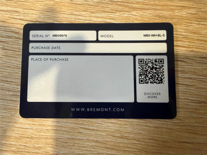 Bremont Martin Baker II White Dial Blue Barrel 43mm Men’s Watch MBII-WH-BL-S