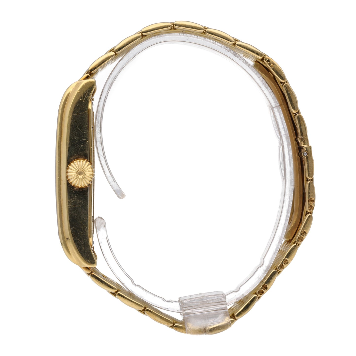 IWC Novecento 38 x 26.5 Automatic 18k Yellow Gold Perpetual Calendar Watch 3545