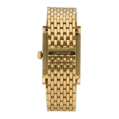 IWC Novecento 38 x 26.5 Automatic 18k Yellow Gold Perpetual Calendar Watch 3545