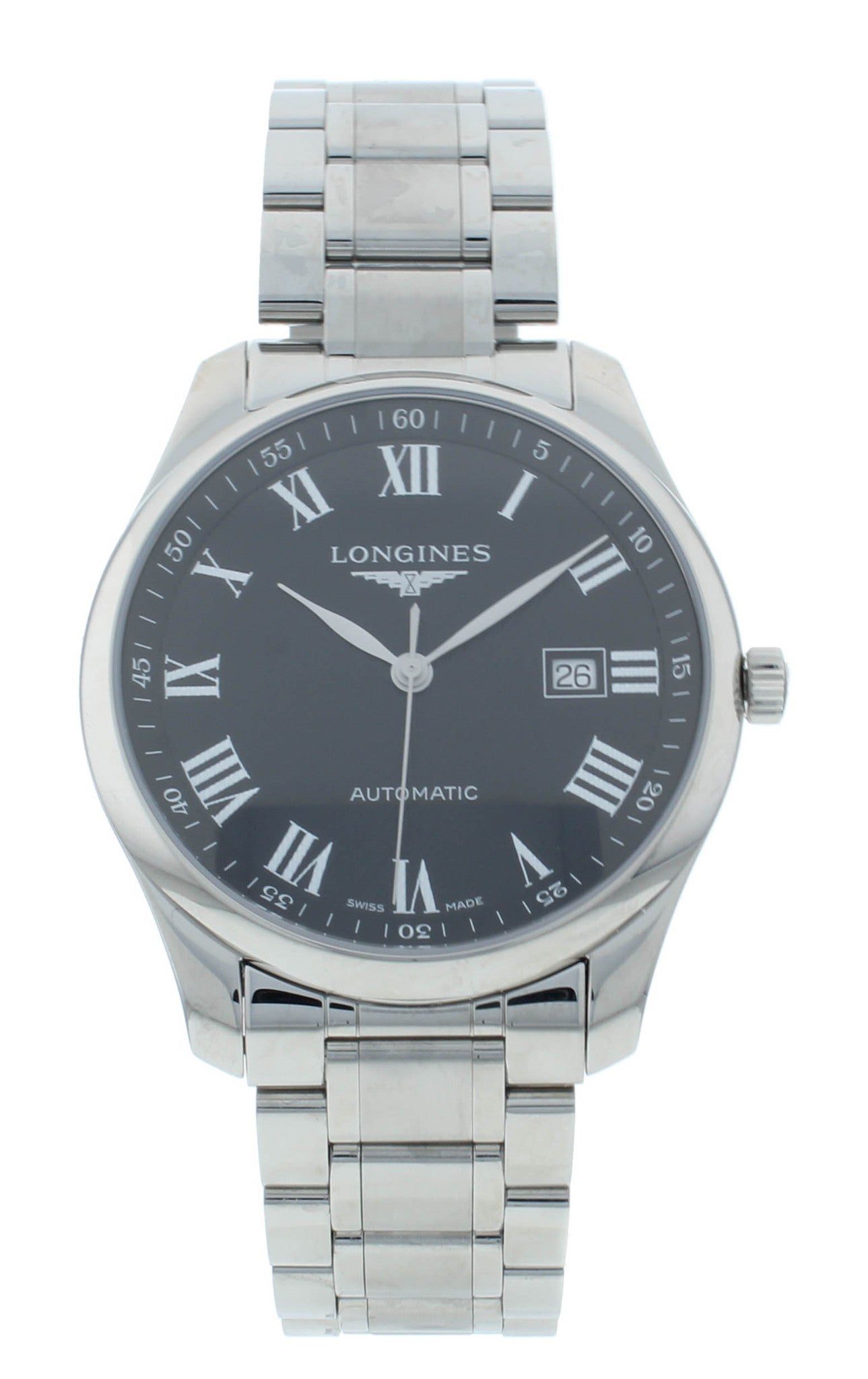 Longines Master 42mm Automatic Black Dial Men's Watch L2.893.4.51.6
