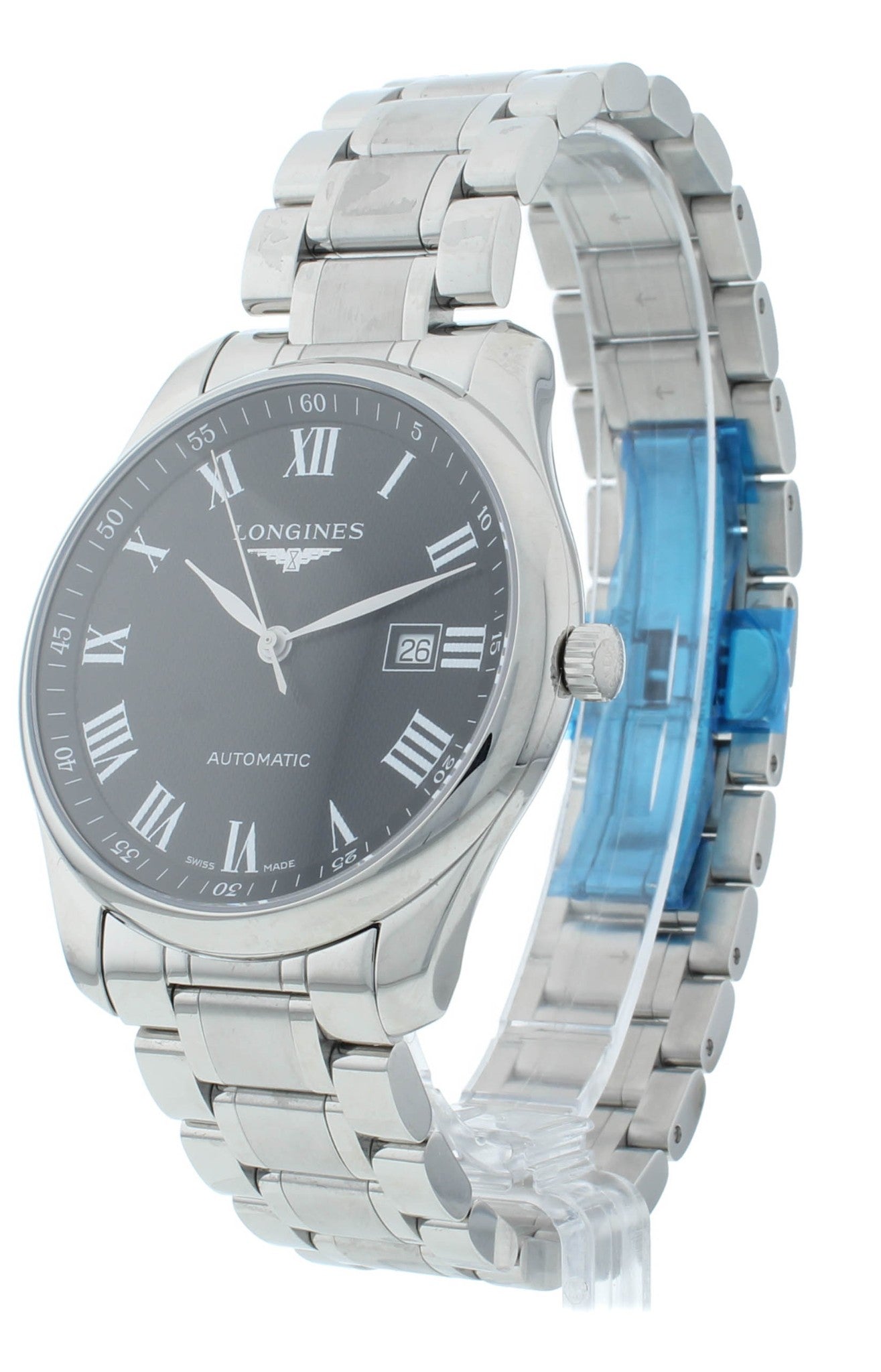 Longines Master 42mm Automatic Black Dial Men's Watch L2.893.4.51.6