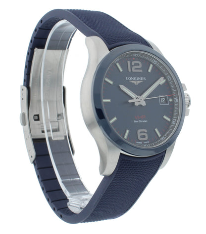 Longines Conquest V.H.P. 41mm Quartz Blue Dial Men's Watch L3.719.4.96.9