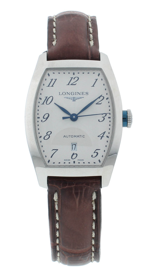 Longines Evidenza 26mm Automatic Beige Dial Ladies Watch L2.142.4.73.2
