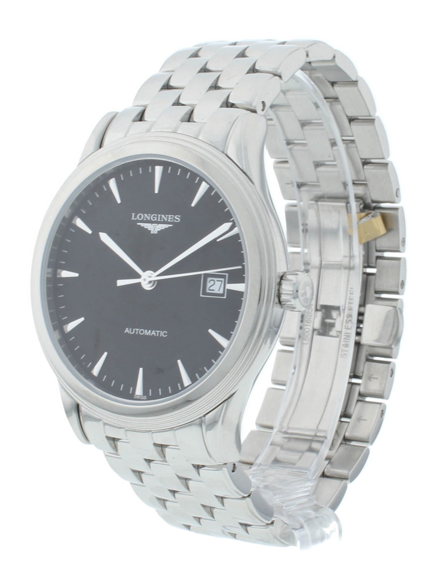 Longines Flagship 40mm Automatic Black Dial Men's Watch L4.984.4.52.6