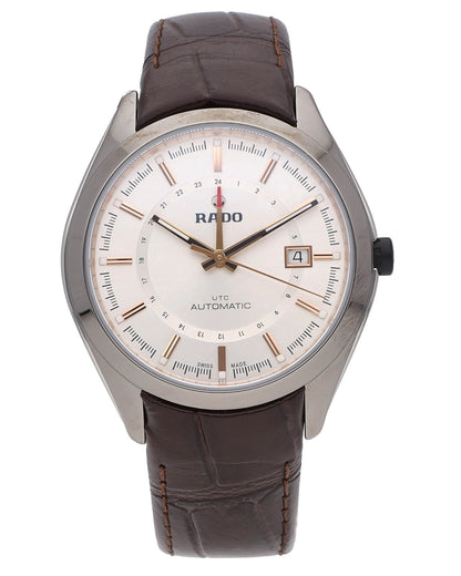 Rado HyperChrome 42mm Automatic GMT Silver Dial Ceramic Men's Watch R32165115