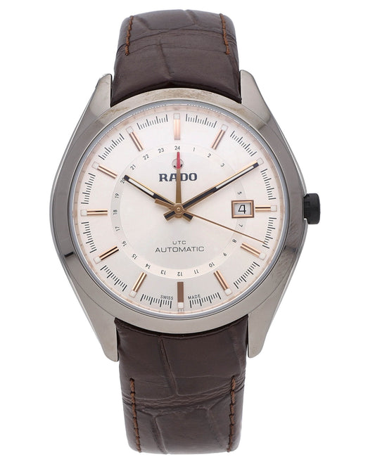 Rado HyperChrome 42mm Automatic GMT Silver Dial Ceramic Men's Watch R32165115