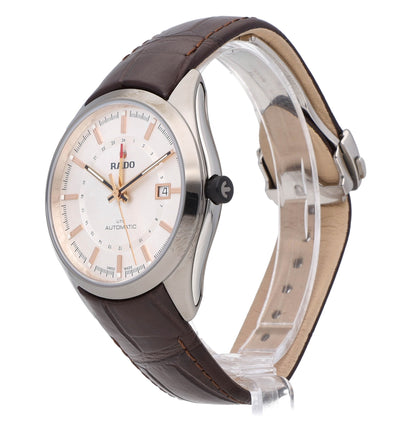 Rado HyperChrome 42mm Automatic GMT Silver Dial Ceramic Men's Watch R32165115