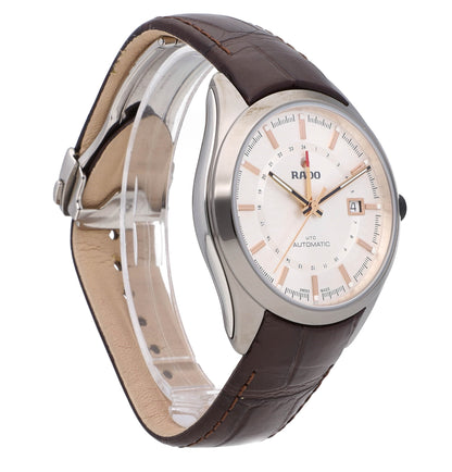 Rado HyperChrome 42mm Automatic GMT Silver Dial Ceramic Men's Watch R32165115
