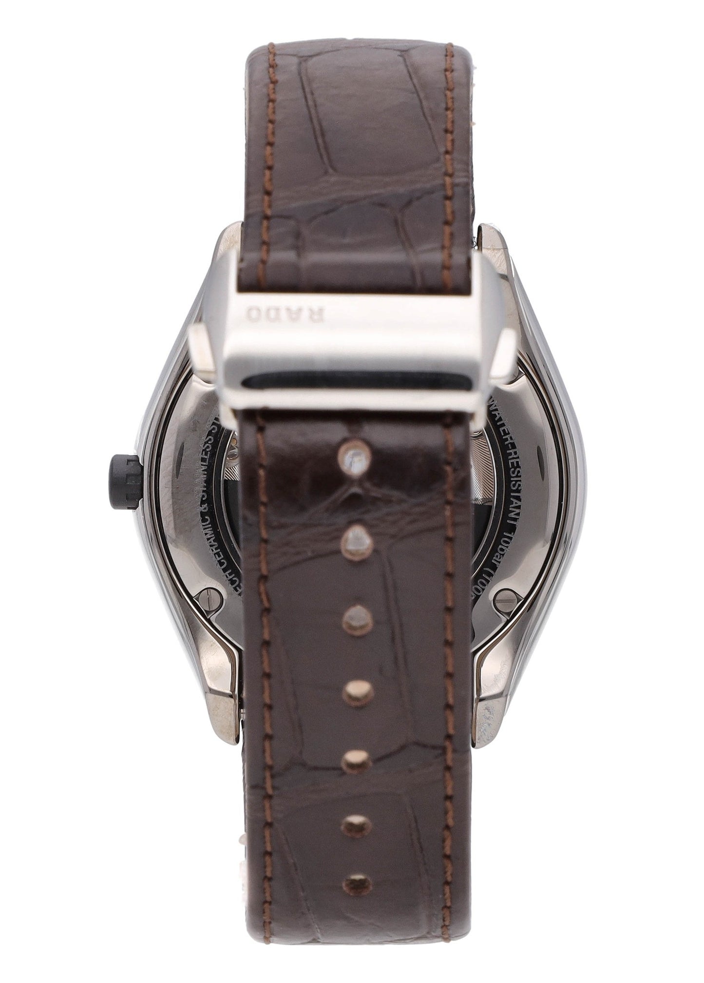 Rado HyperChrome 42mm Automatic GMT Silver Dial Ceramic Men's Watch R32165115