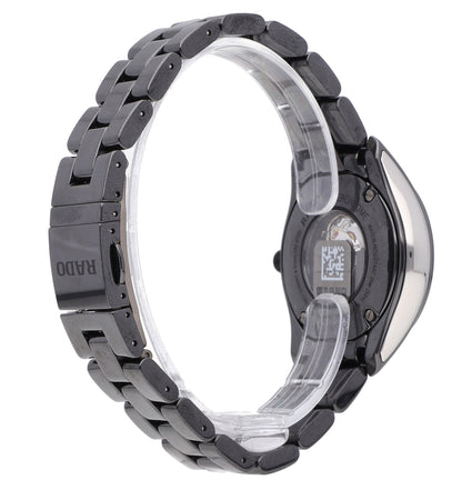Rado HyperChrome 36mm Auto Black Diamond Dial Ceramic Ladies Watch R32260702