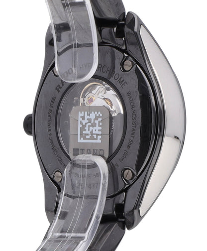 Rado HyperChrome 36mm Auto Black Diamond Dial Ceramic Ladies Watch R32260702