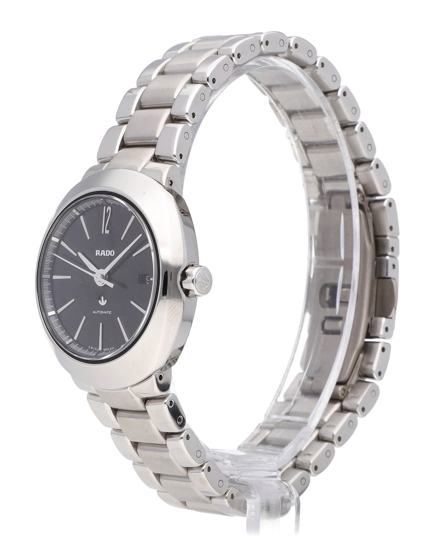 Rado D-Star Automatic 30mm Black Dial Stainless Steel Ladies Watch R15514153