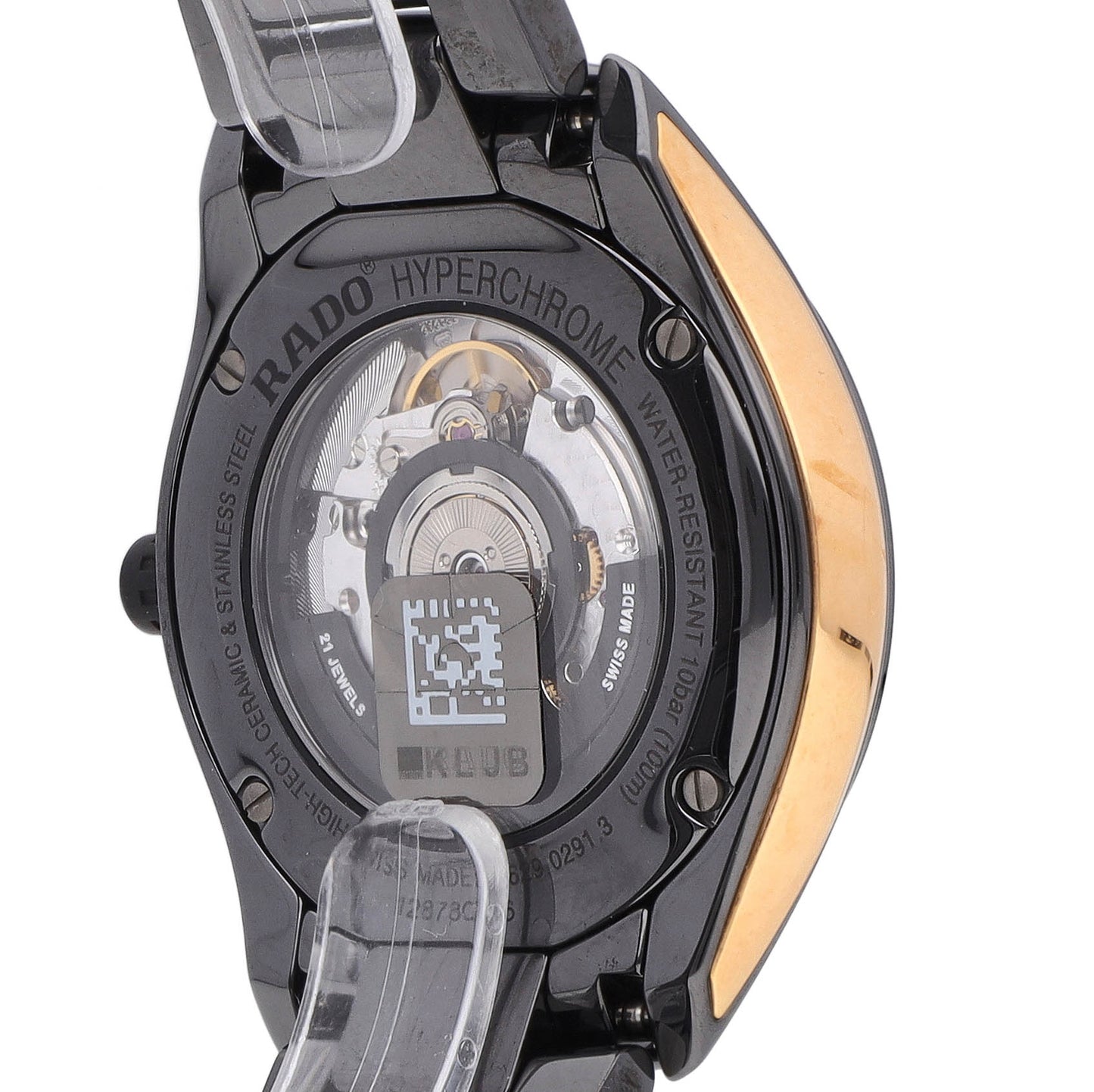 Rado HyperChrome XL 42mm Automatic Black Dial Ceramic Men's Watch R32291152