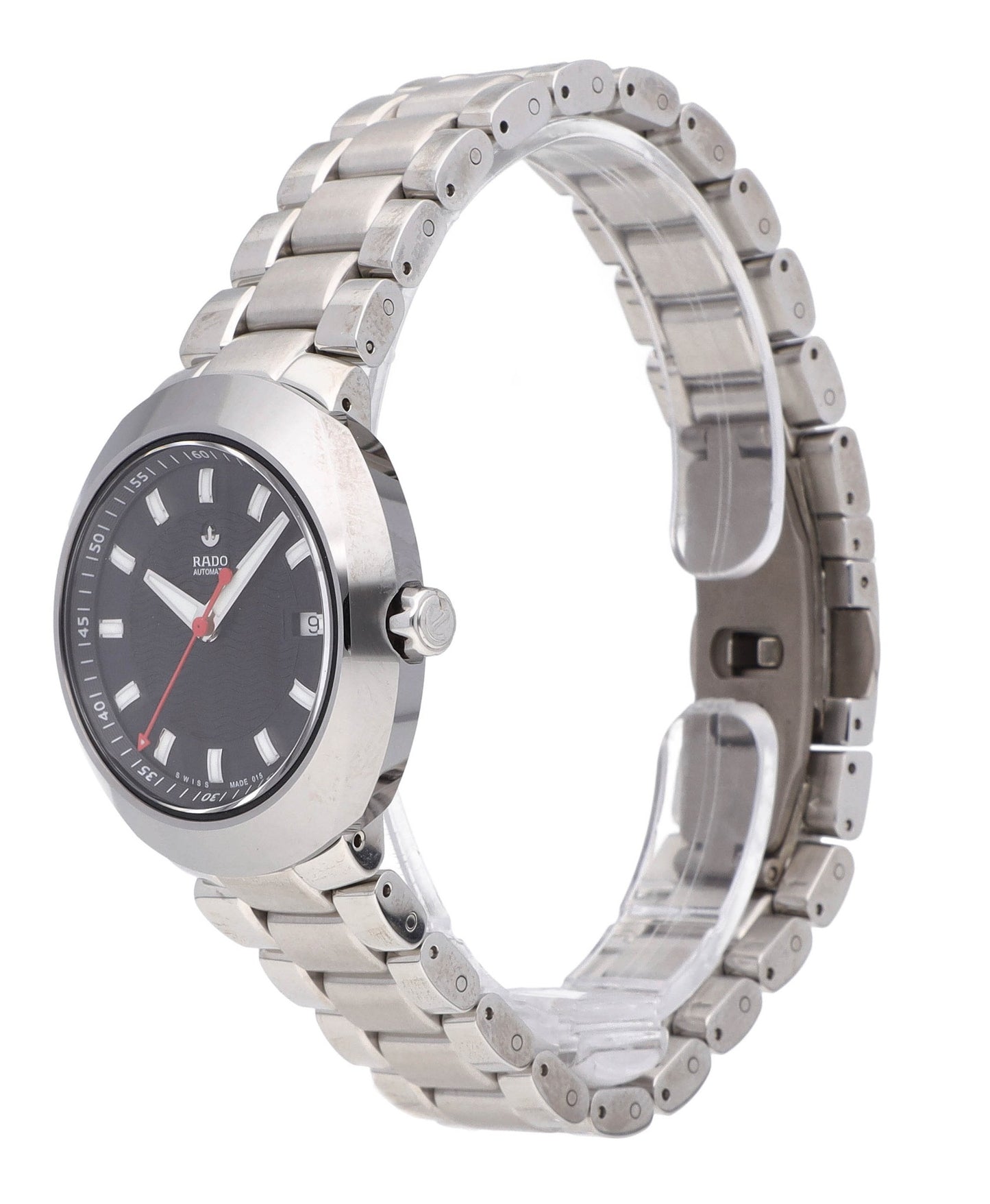 Rado D-Star Black Wave Pattern Dial 30mm Automatic Ladies Watch R15947153