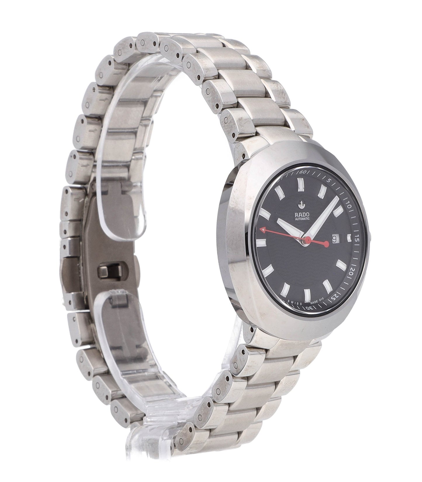 Rado D-Star Black Wave Pattern Dial 30mm Automatic Ladies Watch R15947153
