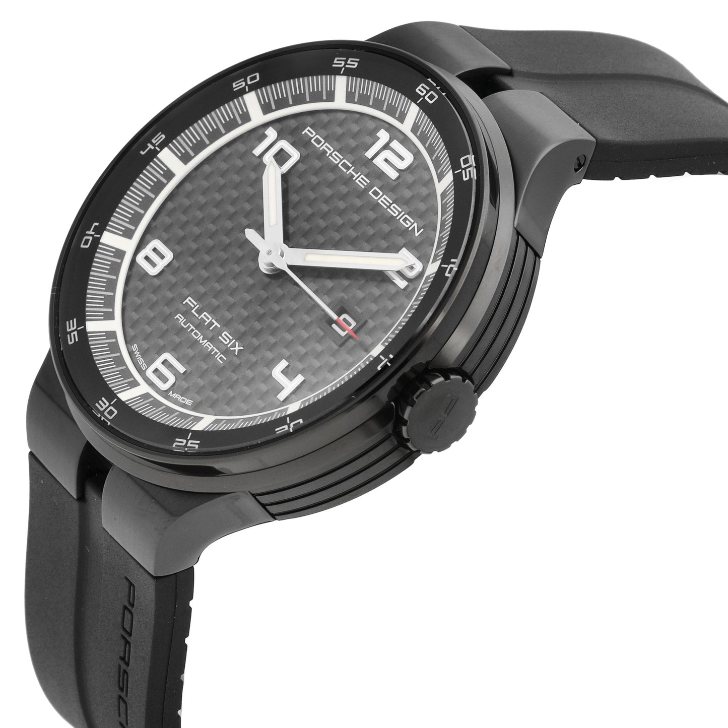 Porsche Design Flat Six 44mm Black Dial Automatic Men’s Watch P.635043041254