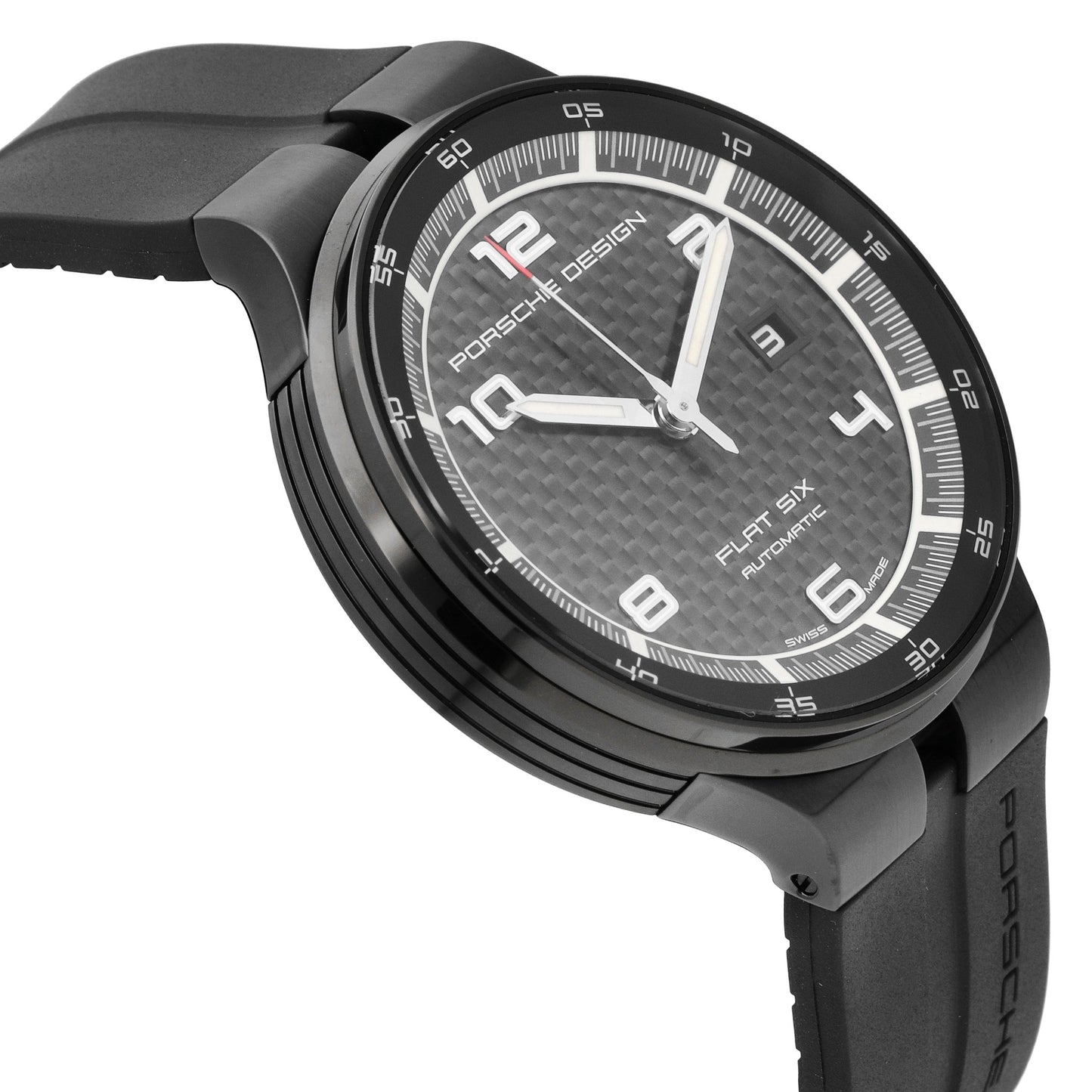 Porsche Design Flat Six 44mm Black Dial Automatic Men’s Watch P.635043041254