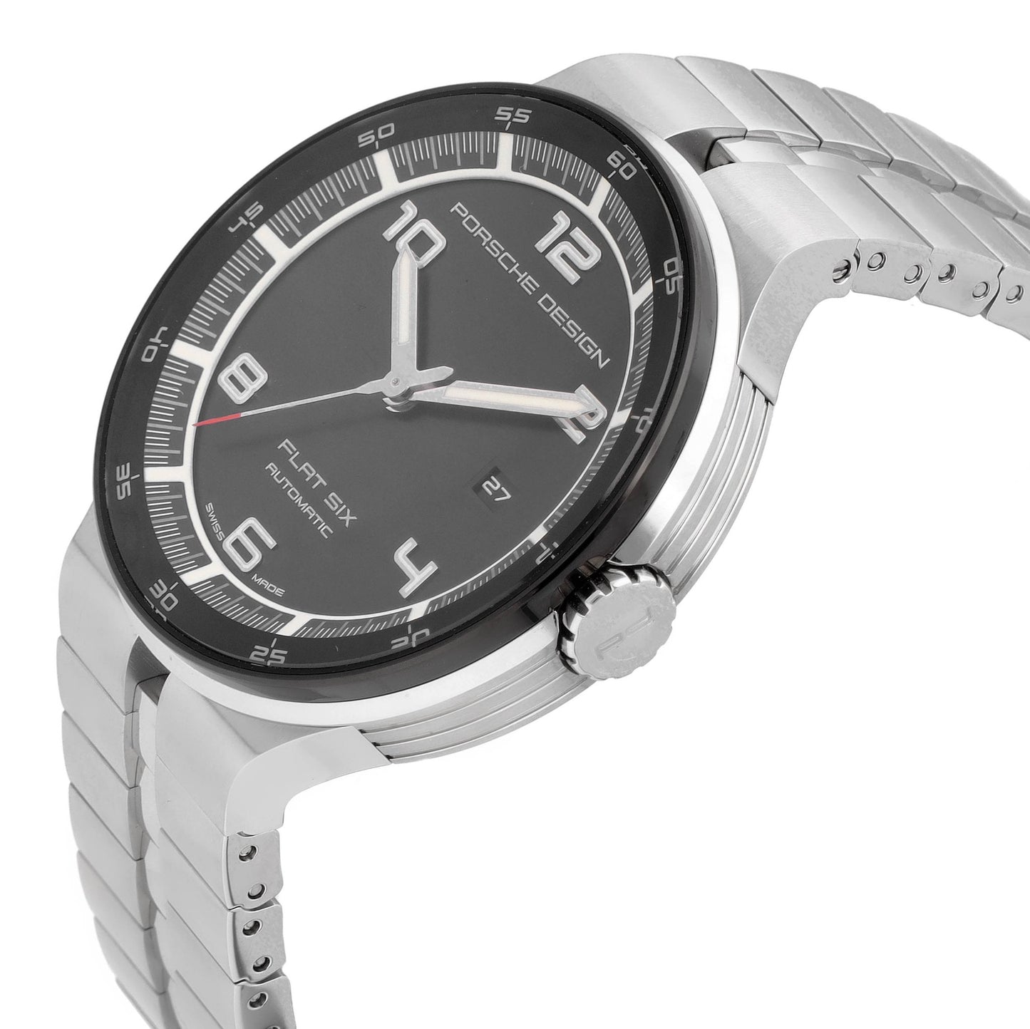 Porsche Design Flat Six 40mm Black Dial Automatic Men’s Watch P.635142440276