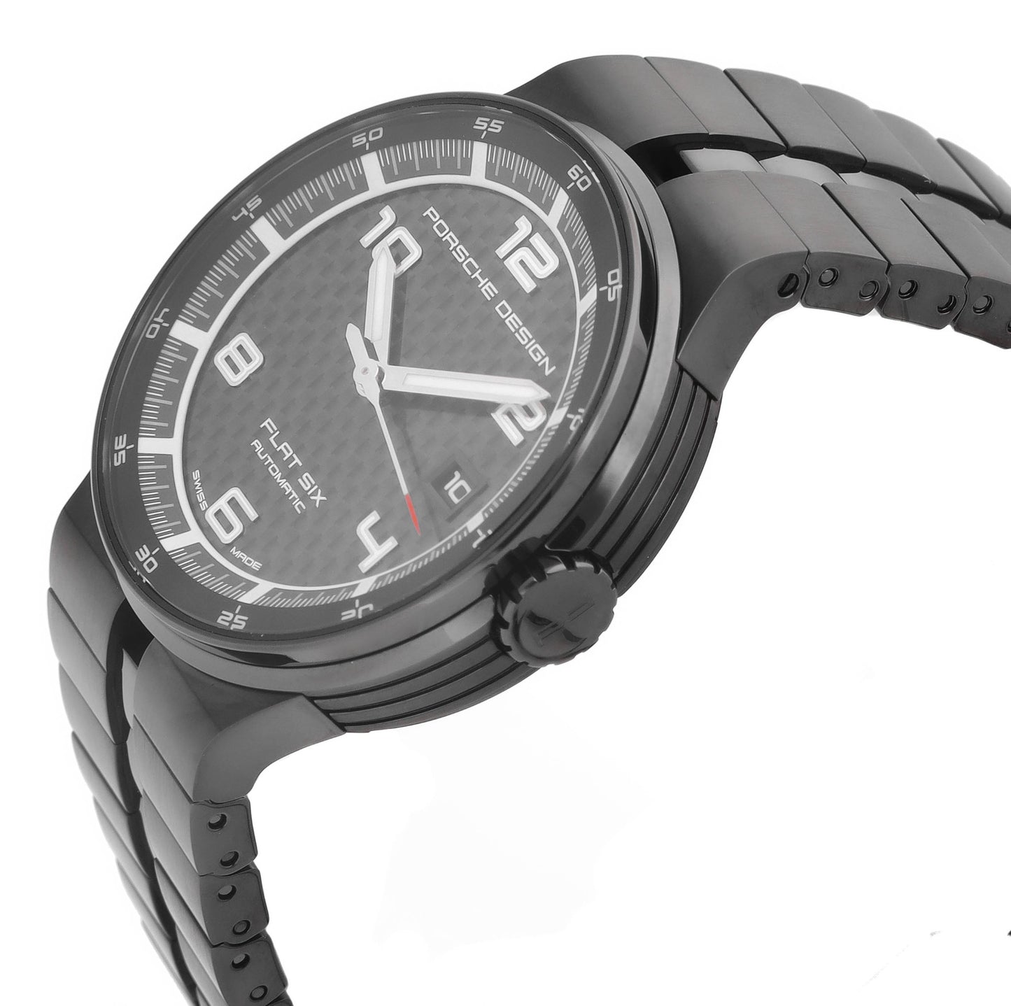 Porsche Design Flat Six 40mm Black Dial Automatic Men’s Watch P.635143040275