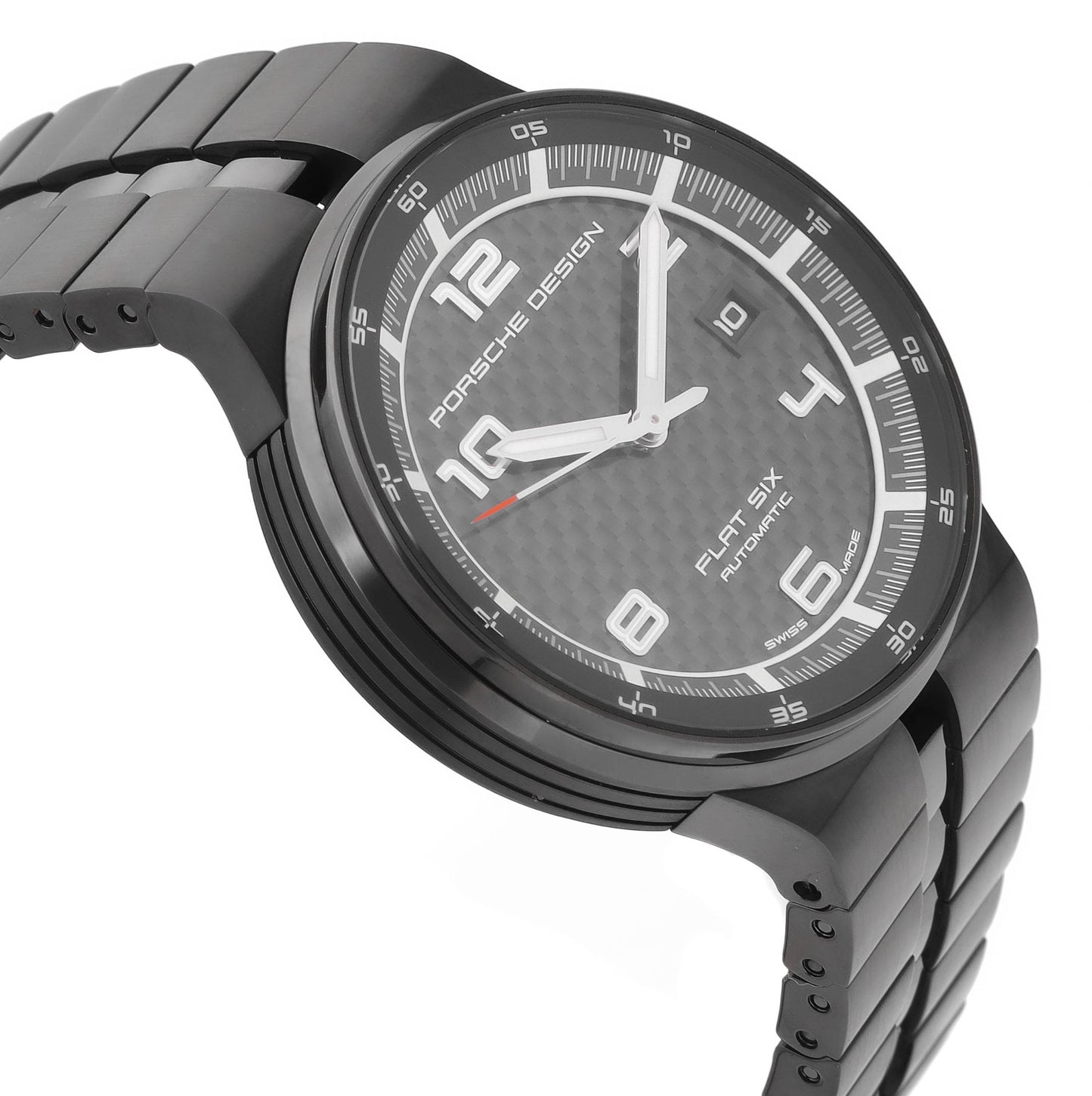 Porsche Design Flat Six 40mm Black Dial Automatic Men’s Watch P.635143040275