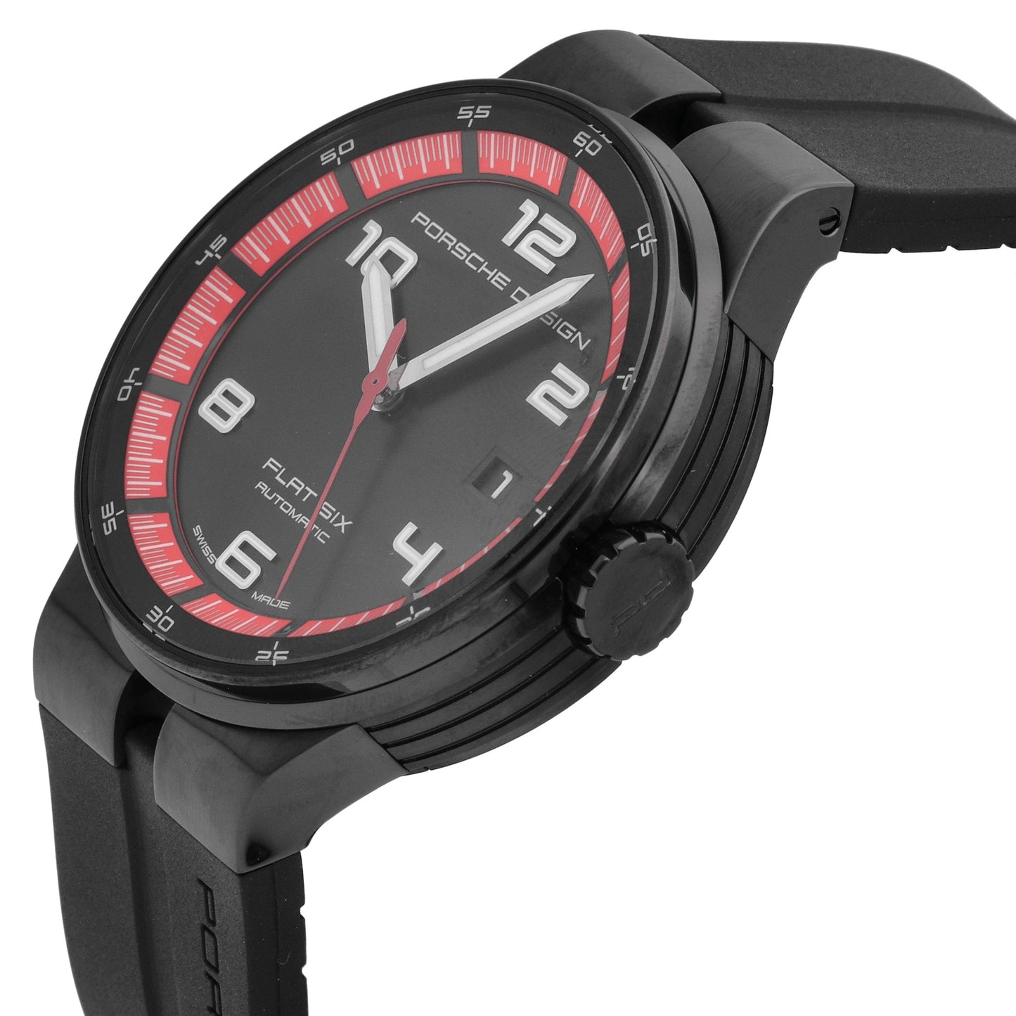 Porsche Design Flat Six 40mm Black Dial Automatic Men’s Watch P.635143441254