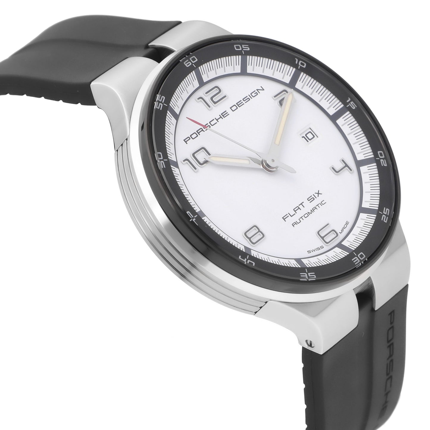 Porsche Design Flat Six 44mm Automatic White Dial Men’s Watch P.635042641254