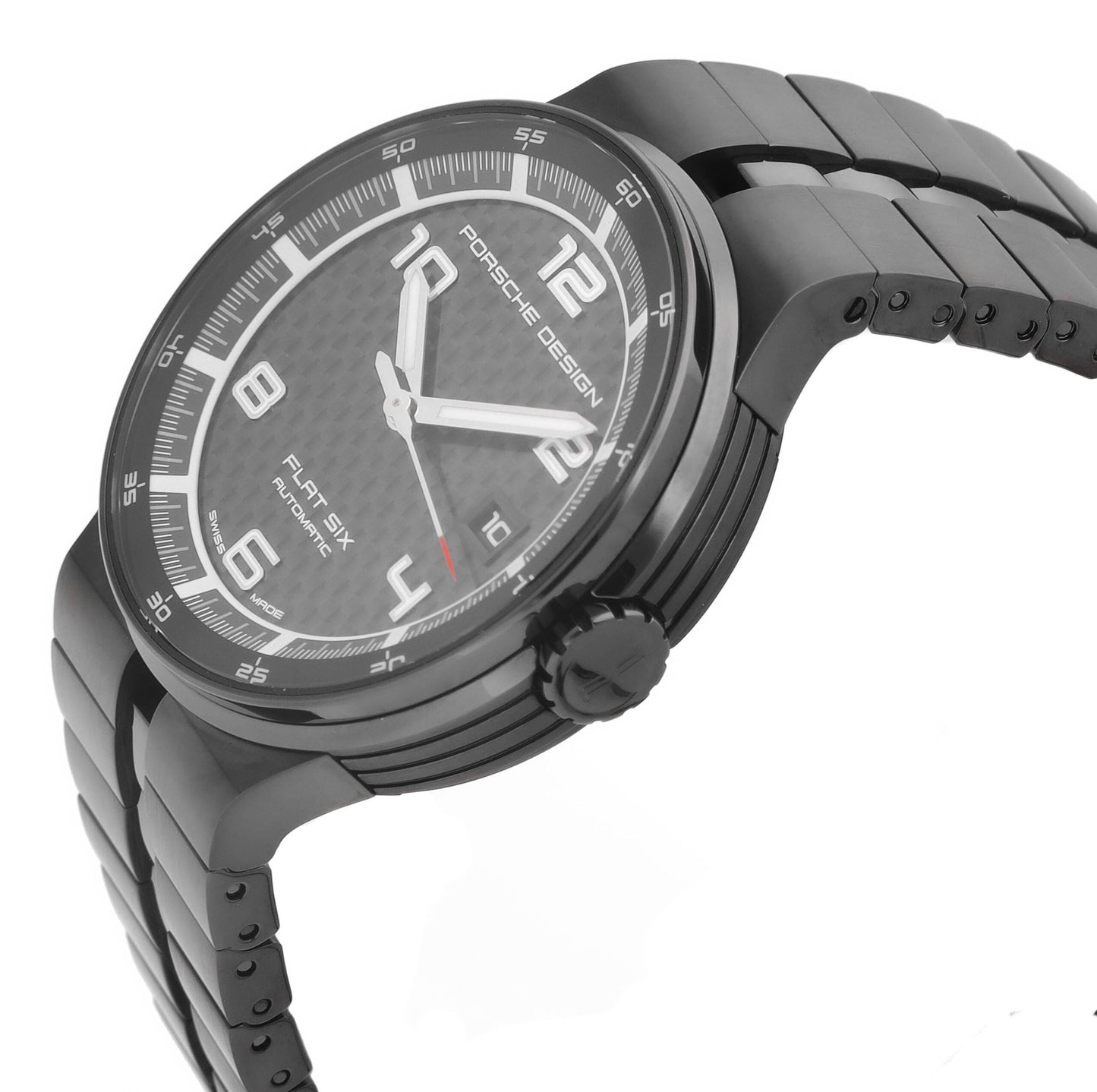 Porsche Design P6350 Flat Six 44mm Automatic Men’s Watch P.635043040275