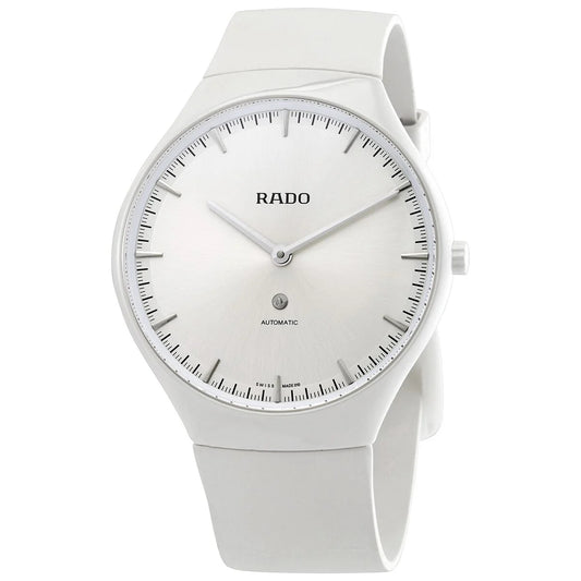 Rado True Automatic 40mm White Dial & Strap Ceramic Men's Watch R27970109