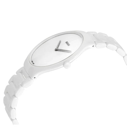 Rado True Thinline 39mm White Dial Ceramic Ladies Watch R27957012