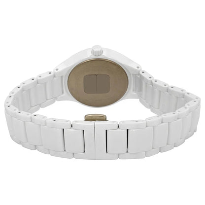 Rado True 30mm Ceramic White Dial Quartz Ladies Watch R27061012