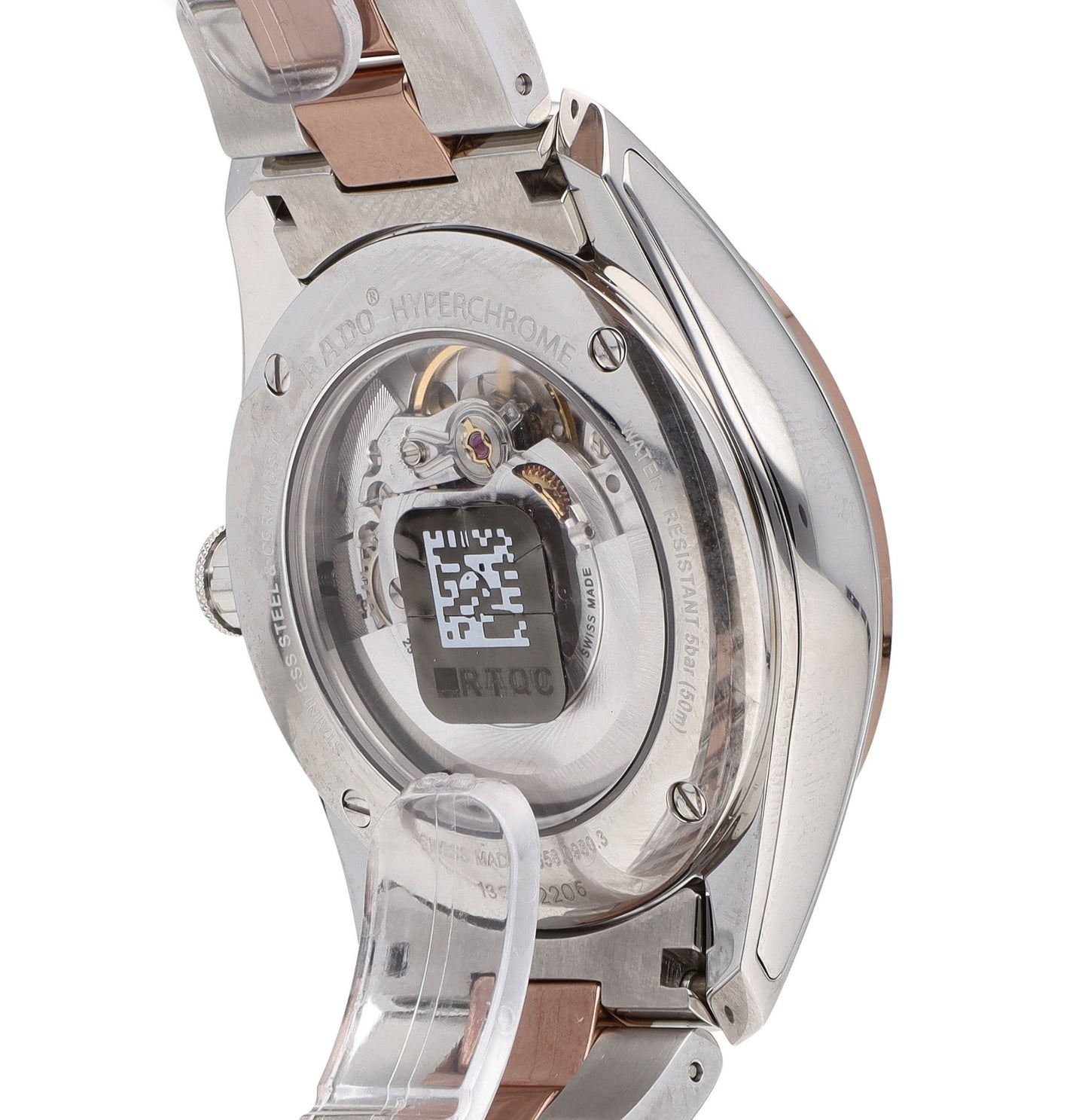 Rado HyperChrome Automatic 38.7mm White MOP Diamond Dial Men's Watch R32980902