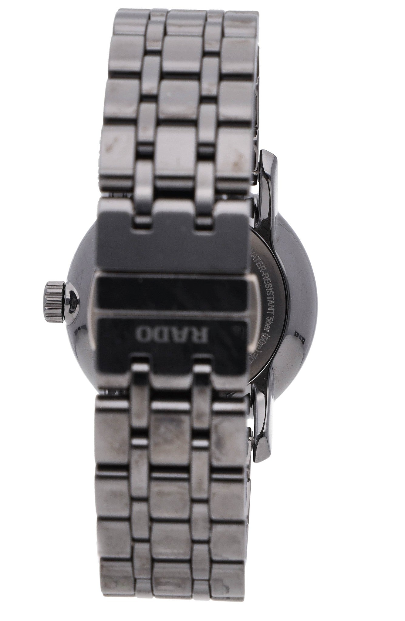 Rado DiaMaster Auto 33mm Ceramic Black Diamond Dial Ladies Watch R14043717