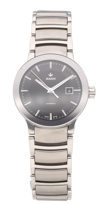 Rado Centrix 28mm Automatic Black Dial Stainless Steel Ladies Watch R30940163