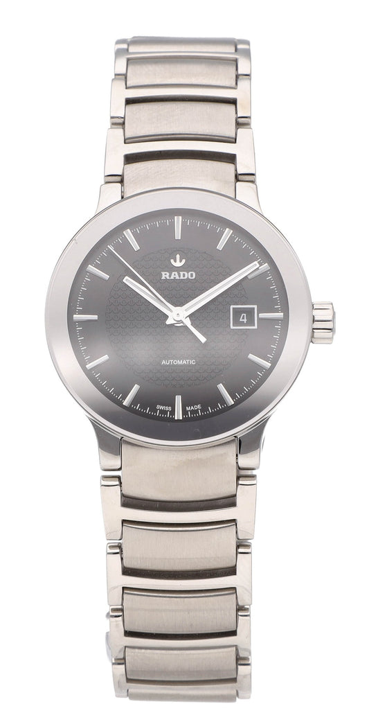 Rado Centrix 28mm Automatic Black Dial Stainless Steel Ladies Watch R30940163