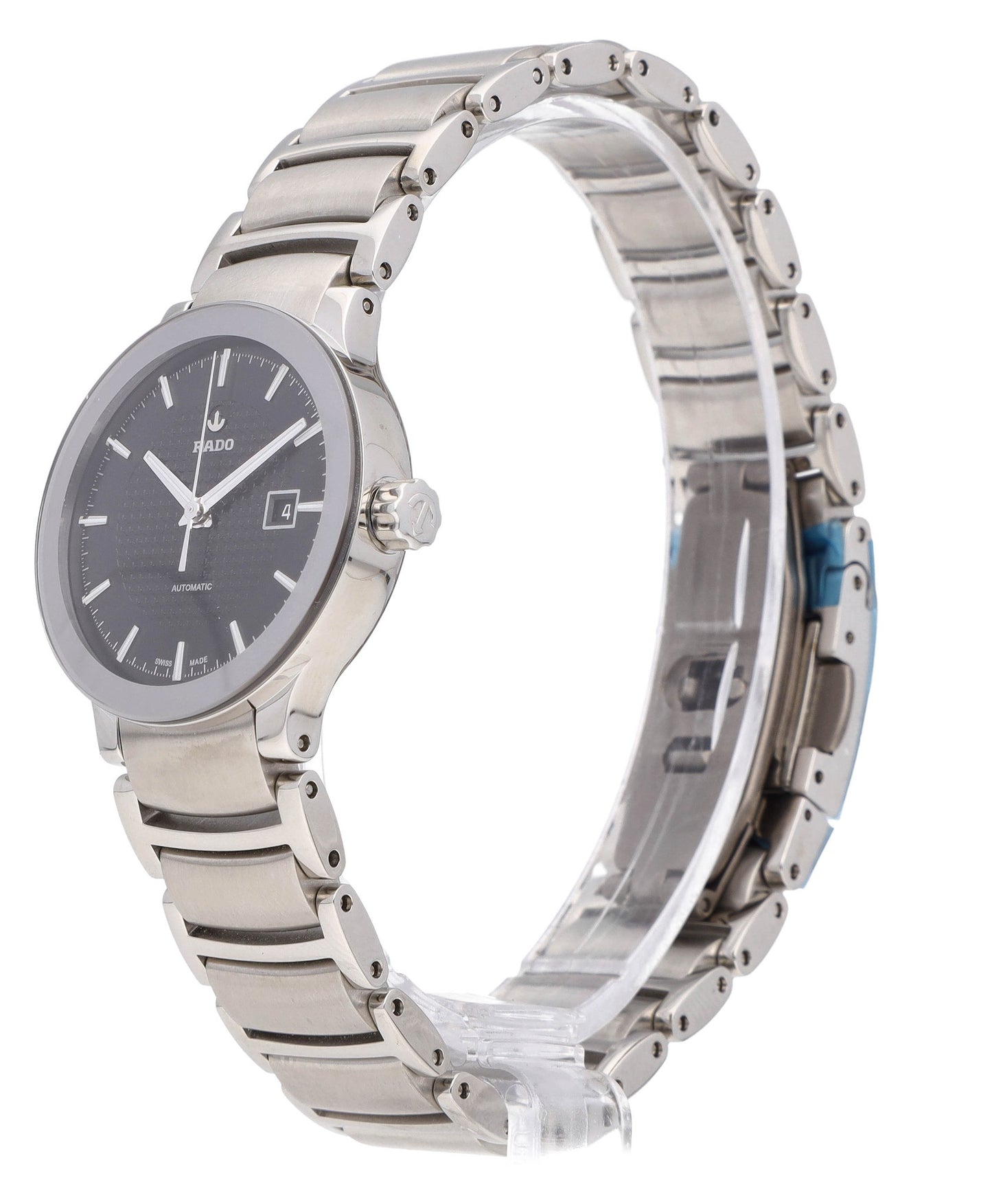 Rado Centrix 28mm Automatic Black Dial Stainless Steel Ladies Watch R30940163