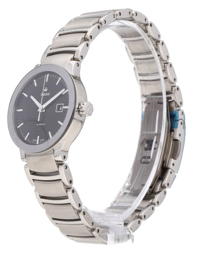 Rado Centrix 28mm Automatic Black Dial Stainless Steel Ladies Watch R30940163
