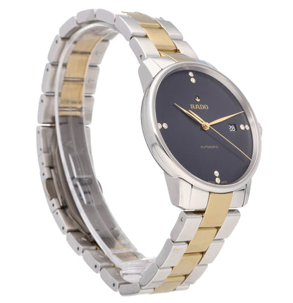 Rado Coupole 38mm Automatic Black Diamond Dial Men's Watch R22860712