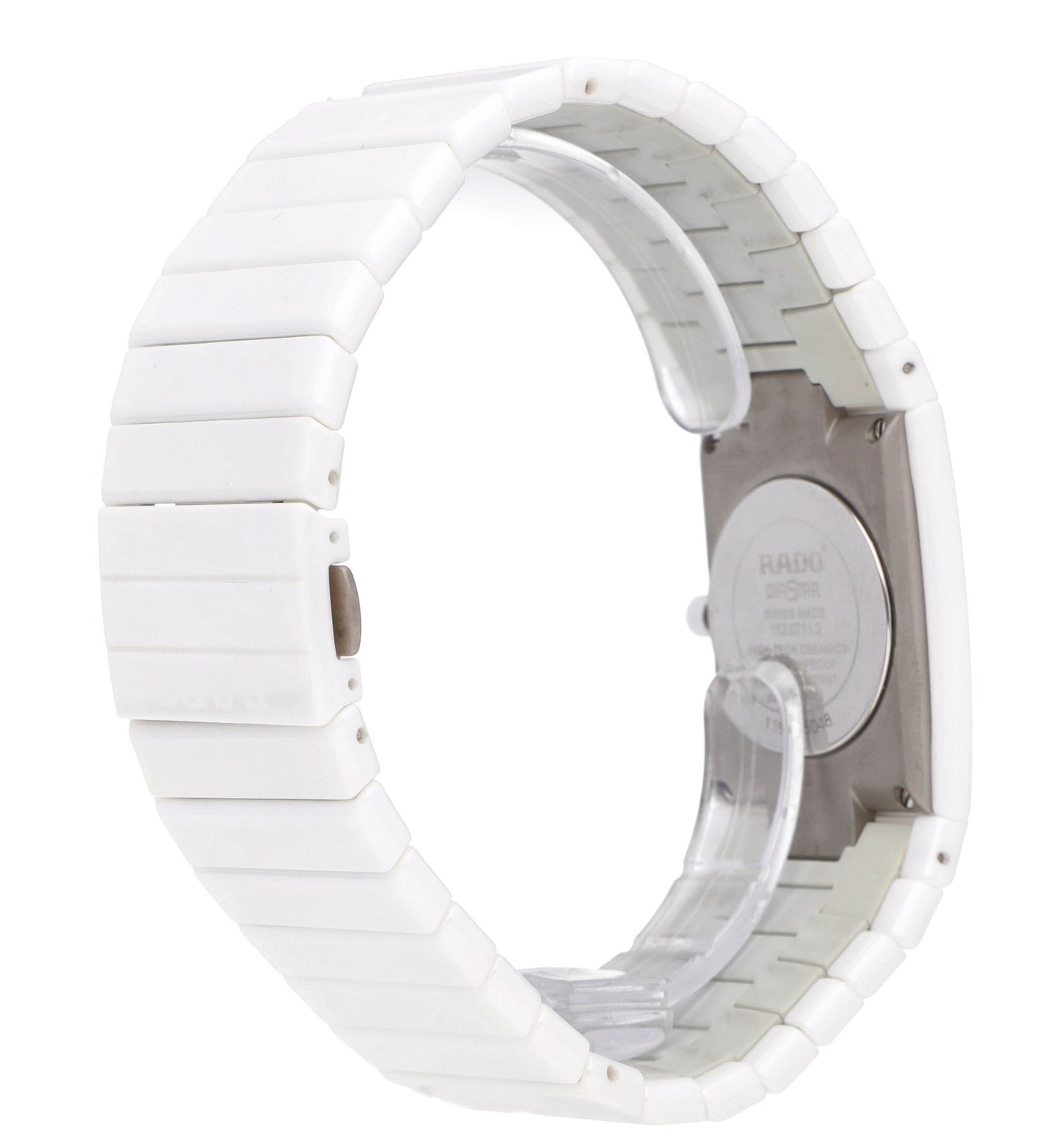 Rado Ceramica 27mm Quartz White Diamond Dial Ceramic Ladies Watch R21711702