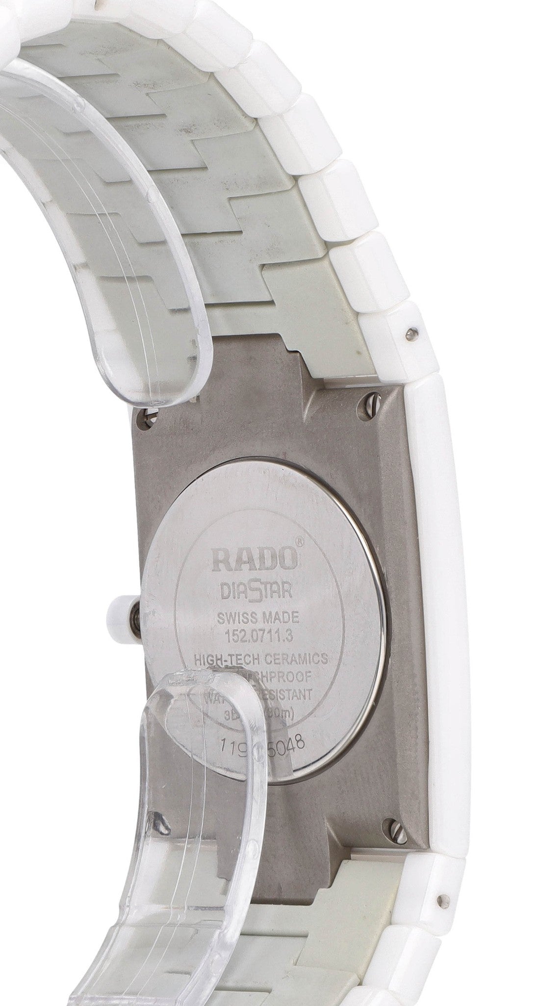 Rado Ceramica 27mm Quartz White Diamond Dial Ceramic Ladies Watch R21711702