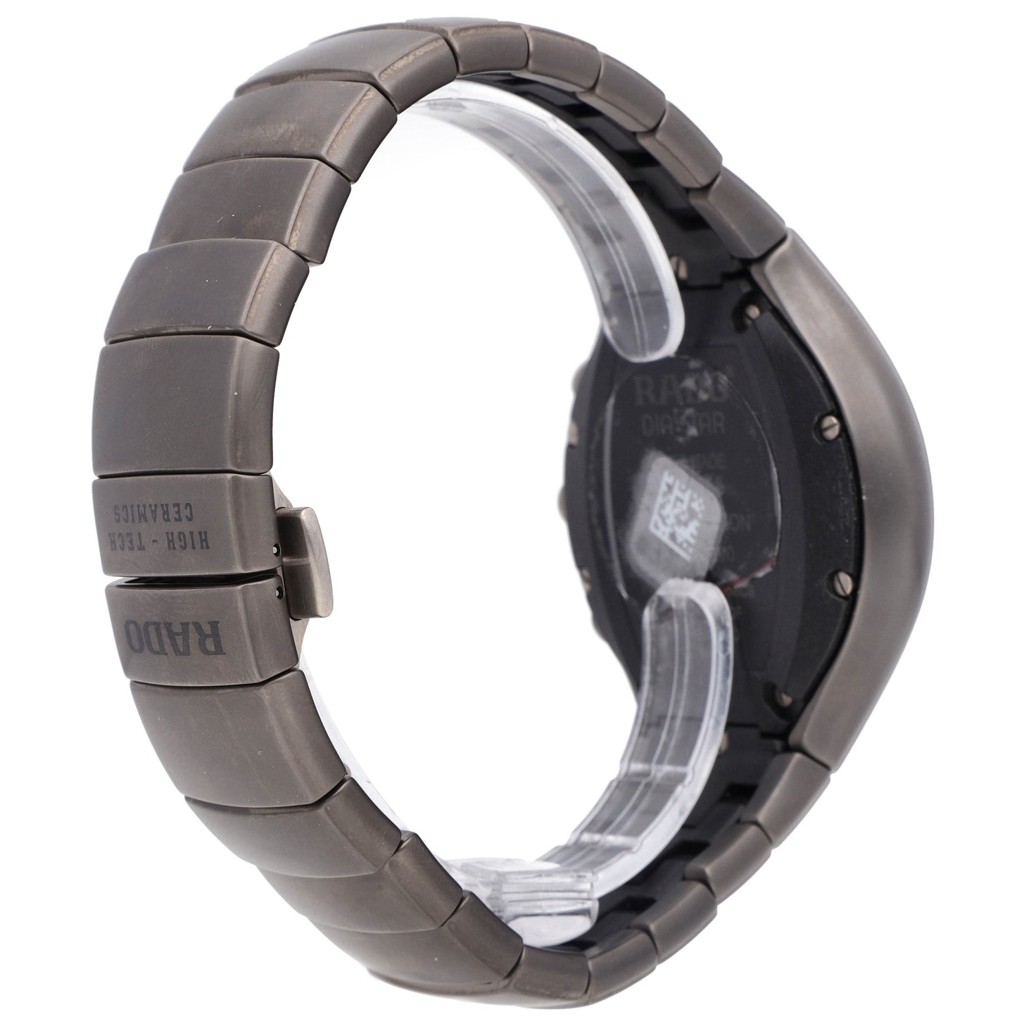 Rado True Chronograph 43mm Ceramic Quartz Gray Dial Men's Watch R27897402